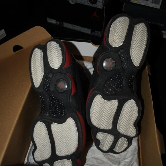 Nike Air Jordan 13 Retro Black Gym Red - Picture 4 of 4
